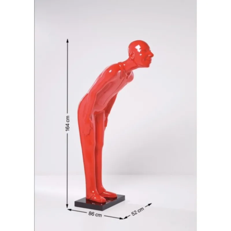 pea_decorativa_welcome_gu_3-1.webp KARE Design Peça Decorativa Welcome Guests Vermelha Big Fashion