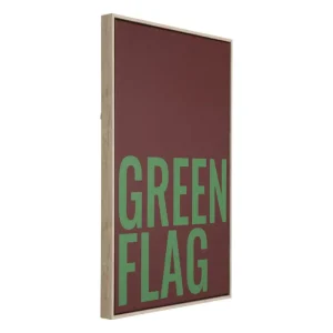 KARE Design Pintura Green Flag 40x60cm Best