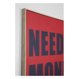 KARE Design Pintura Need Money 80x80cm Hot
