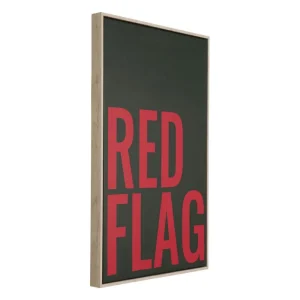 KARE Design Pintura Red Flag 40x60cm Sale