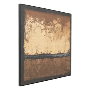 KARE Design Pintura Silêncio 120x120cm Castanho New