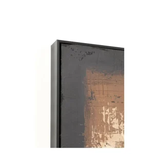 KARE Design Pintura Silêncio 120x120cm Castanho New