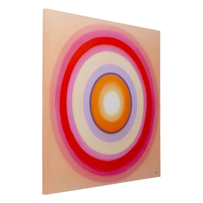 pintura_tendency_crculos__4.webp KARE Design Pintura Tendency círculos cor-de-rosa 120x120cm Outlet