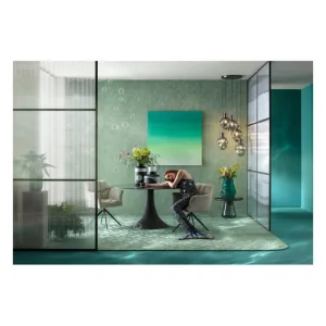 KARE Design Pintura Tendency Verde 120x120cm New