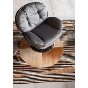KARE Design Poltrona Giratória Cosy Cinzenta Discount