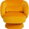 KARE Design Poltrona giratória Orion Amarela Best