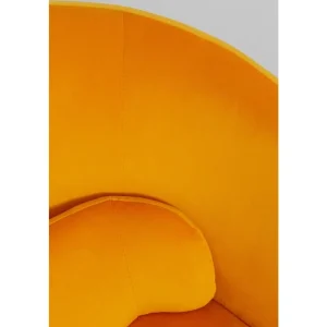 KARE Design Poltrona giratória Orion Amarela Best