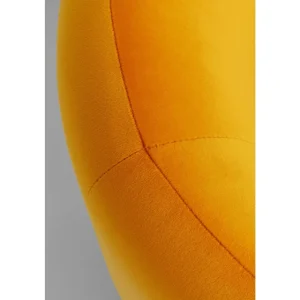 KARE Design Poltrona giratória Orion Amarela Best