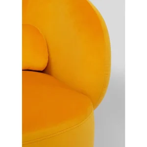 KARE Design Poltrona giratória Orion Amarela Best