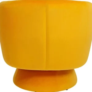 KARE Design Poltrona giratória Orion Amarela Best