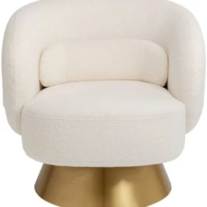 KARE Design Poltrona giratória Orion White Best