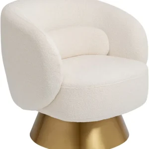 KARE Design Poltrona giratória Orion White Best