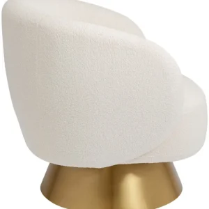 KARE Design Poltrona giratória Orion White Best