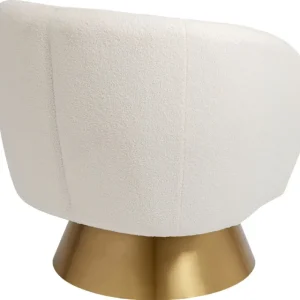 KARE Design Poltrona giratória Orion White Best
