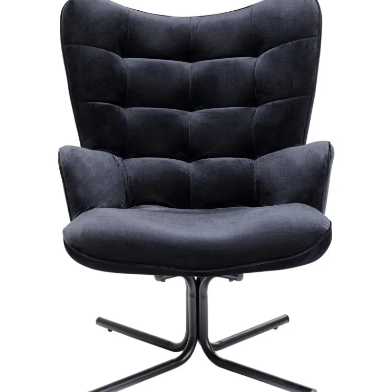 poltrona_giratria_oscar_v_0.webp KARE Design Poltrona giratória Oscar Velvet Black Discount