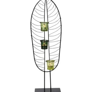KARE Design Porta velas Leaf Wire 67cm Discount