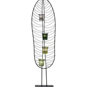 KARE Design Porta velas Leaf Wire 86cm Fashion