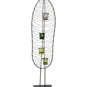 KARE Design Porta velas Leaf Wire 86cm Fashion