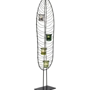 KARE Design Porta velas Leaf Wire 86cm Fashion