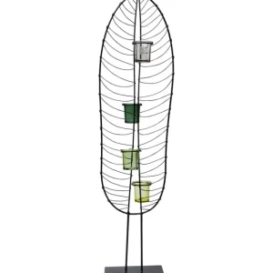 KARE Design Porta velas Leaf Wire 86cm Fashion