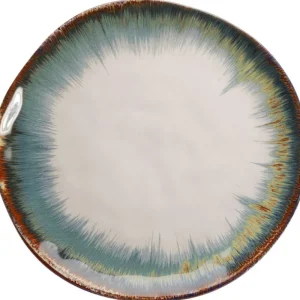 KARE Design Prato Organic Azul e Branco 26cm Sale