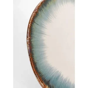 KARE Design Prato Organic Azul e Branco 26cm Sale