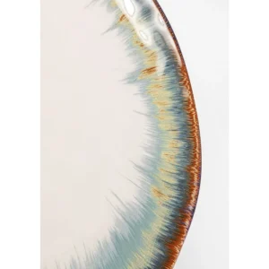 KARE Design Prato Organic Azul e Branco 26cm Sale