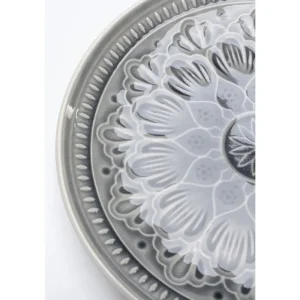 KARE Design Prato Sicilia Mandala Cinzento Ø21cm Outlet