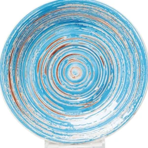 KARE Design Prato Swirl Azul Ø19cm Discount