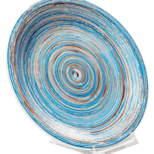 KARE Design Prato Swirl Azul Ø19cm Discount