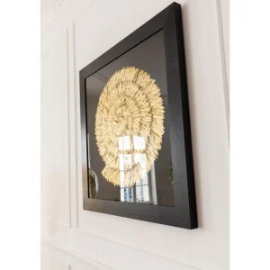 KARE Design Quadro c/ moldura Dourado Snail 120x120cm Fashion