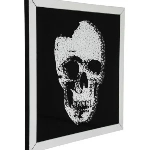 KARE Design Quadro c/ moldura Espelho Skull 100x100cm Sale