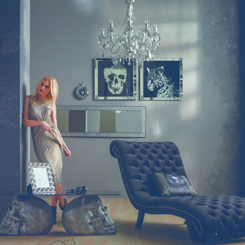 quadro_c_moldura_espelho__2-1.webp KARE Design Quadro c/ moldura Espelho Skull 100x100cm Sale