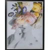 KARE Design Quadro c/ moldura Flower Lady Pastel 152x117cm Outlet