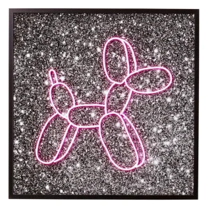 KARE Design Quadro c/ moldura Gold Flower 80x80cm Outlet