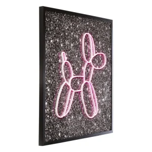 KARE Design Quadro c/ moldura Gold Flower 80x80cm Outlet