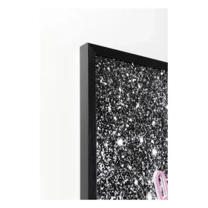 KARE Design Quadro c/ moldura Gold Flower 80x80cm Outlet