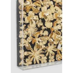 KARE Design Quadro c/ moldura Gold Flower 80x80cm Sale