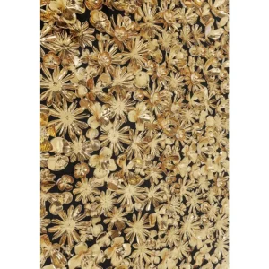 KARE Design Quadro c/ moldura Gold Flower 80x80cm Sale