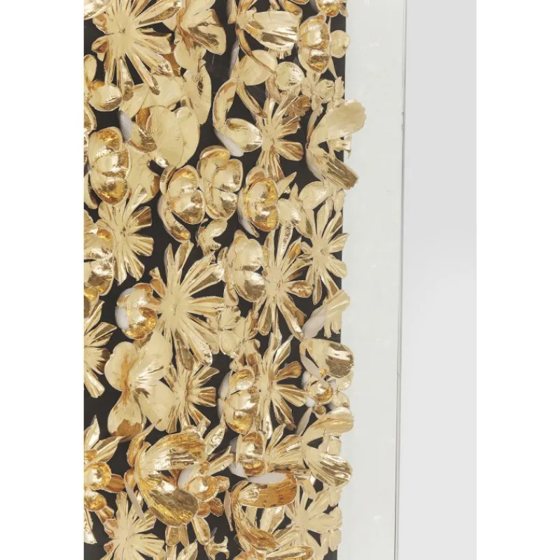 quadro_c_moldura_gold_flo_5.webp KARE Design Quadro c/ moldura Gold Flower 120x120cm Hot