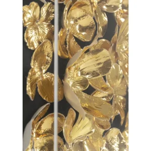KARE Design Quadro c/ moldura Gold Flower 60x60cm Outlet