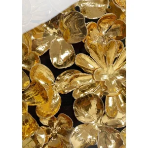 KARE Design Quadro c/ moldura Gold Flower 60x60cm Outlet