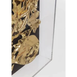 KARE Design Quadro c/moldura Gold Leaf 120x120cm Best