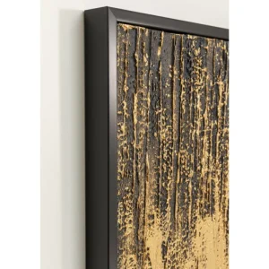KARE Design Quadro com moldura Abstract Preta 80x120 cm Discount