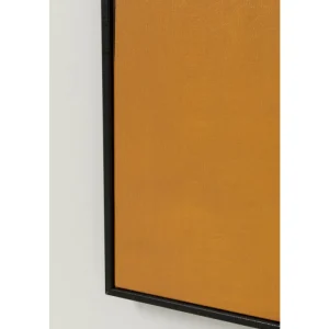KARE Design Quadro com Moldura Abstract Shapes Amarelo 113x113 cm Clearance