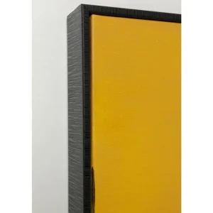 KARE Design Quadro com Moldura Abstract Shapes Amarelo 113x113 cm Clearance