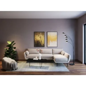 KARE Design Quadro com moldura Abstract Branca 80x120 cm Best