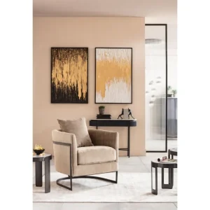 KARE Design Quadro com moldura Abstract Preta 80x120 cm Discount