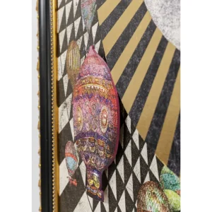 KARE Design Quadro com Moldura Balloons 160x260 cm Hot