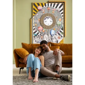 KARE Design Quadro com Moldura Balloons 160x260 cm Hot